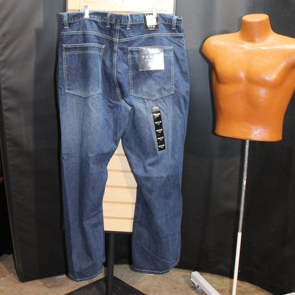 Men's TRUST Jeans Size 44 x 32 Dark Blue - Picture 5 of 13